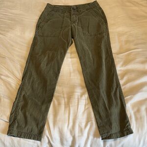 Men's Olive Green Pants- Imogene & Willie
